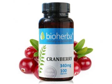 Червена боровинка 340 мг, 100 капсули Cranberry